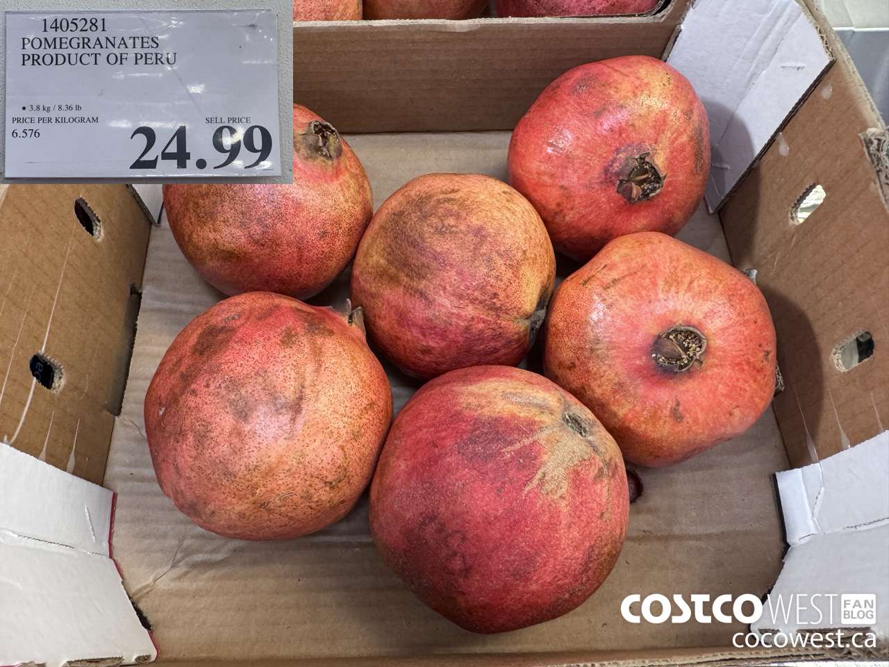 1405281 POMEGRANATES PRODUCT OF PERU $24.99