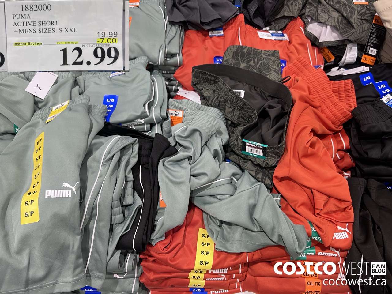 1882000 PUMA ACTIVE SHORT MENS SIZES S-XXL ($7.00 INSTANT SAVINGS EXPIRES ON 2025-05-25) $12.99