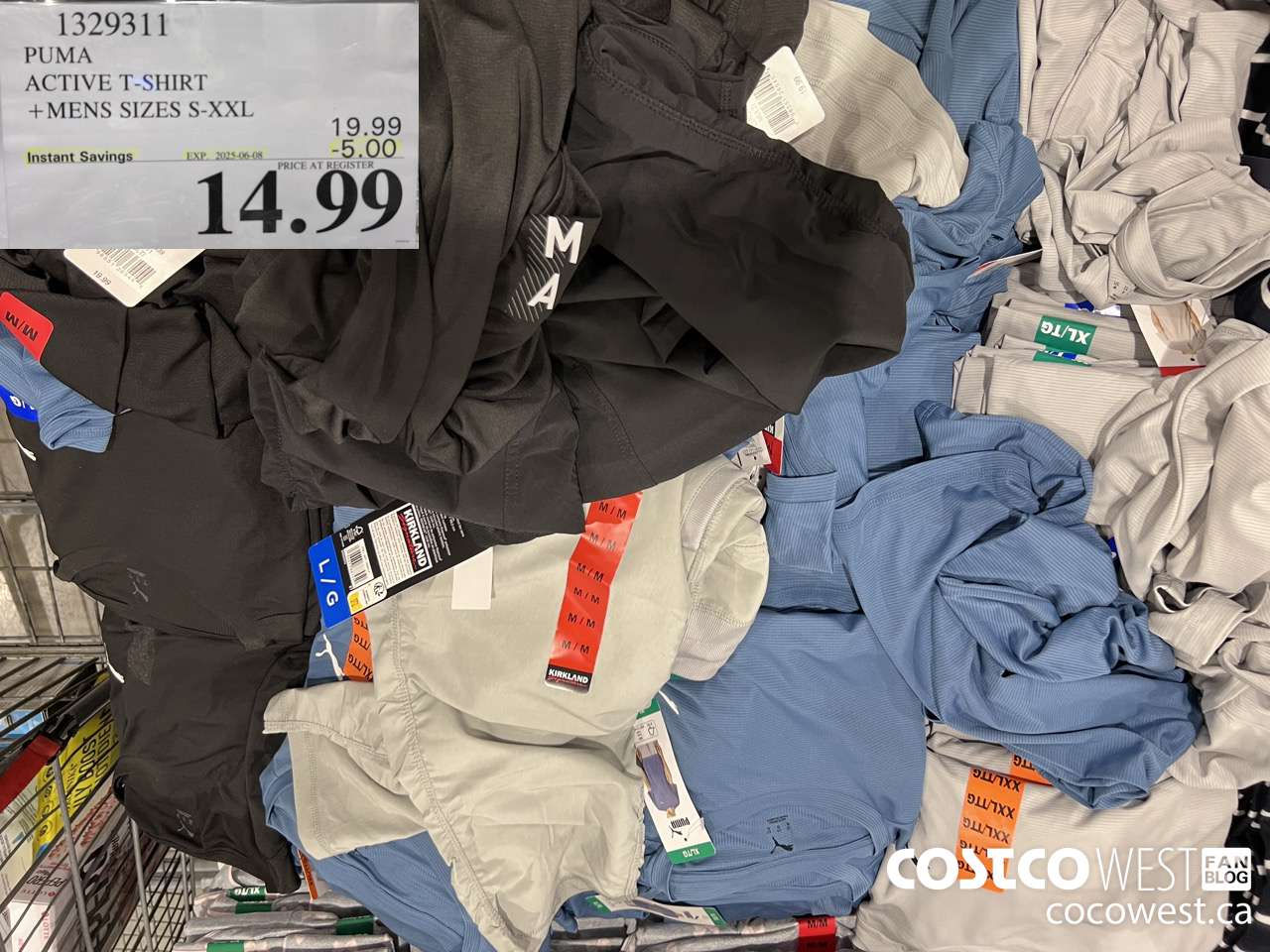 1329311 PUMA ACTIVE T-SHIRT MENS SIZES S-XXL ($5.00 INSTANT SAVINGS EXPIRES ON 2025-06-08) $14.99