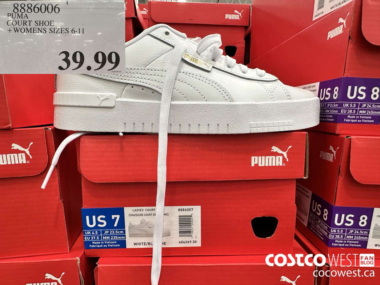 8886006 PUMA COURT SHOE WOMENS SIZES 6-11 $39.99