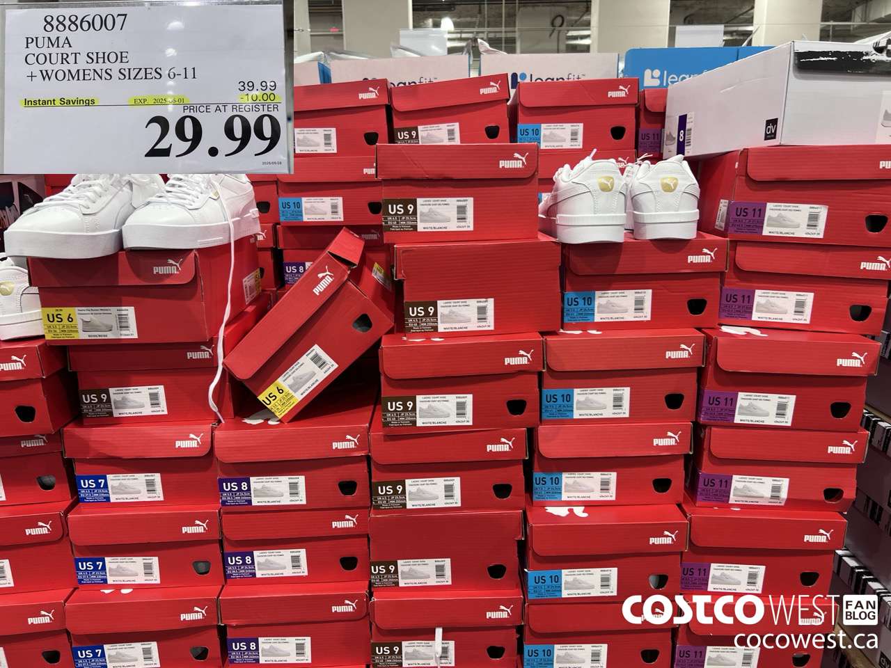 8886007 PUMA COURT SHOE WOMENS SIZES 6-11 ($10.00 INSTANT SAVINGS EXPIRES ON 2025-06-01) $29.99