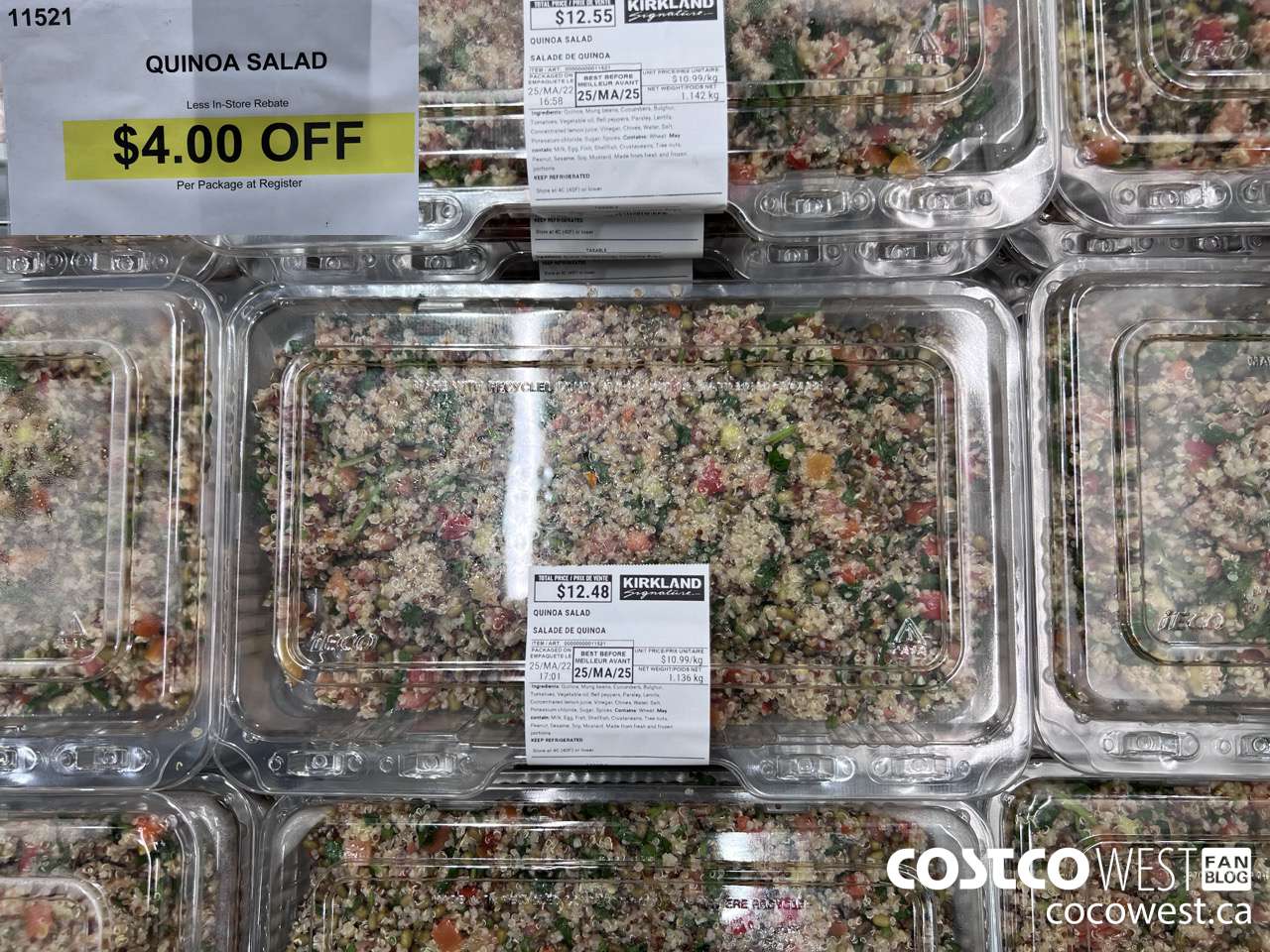 11521 QUINOA SALAD ($4.00 INSTANT SAVINGS)