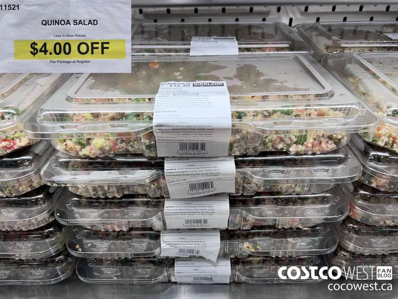 11521 QUINOA SALAD ($4.00 INSTANT SAVINGS)