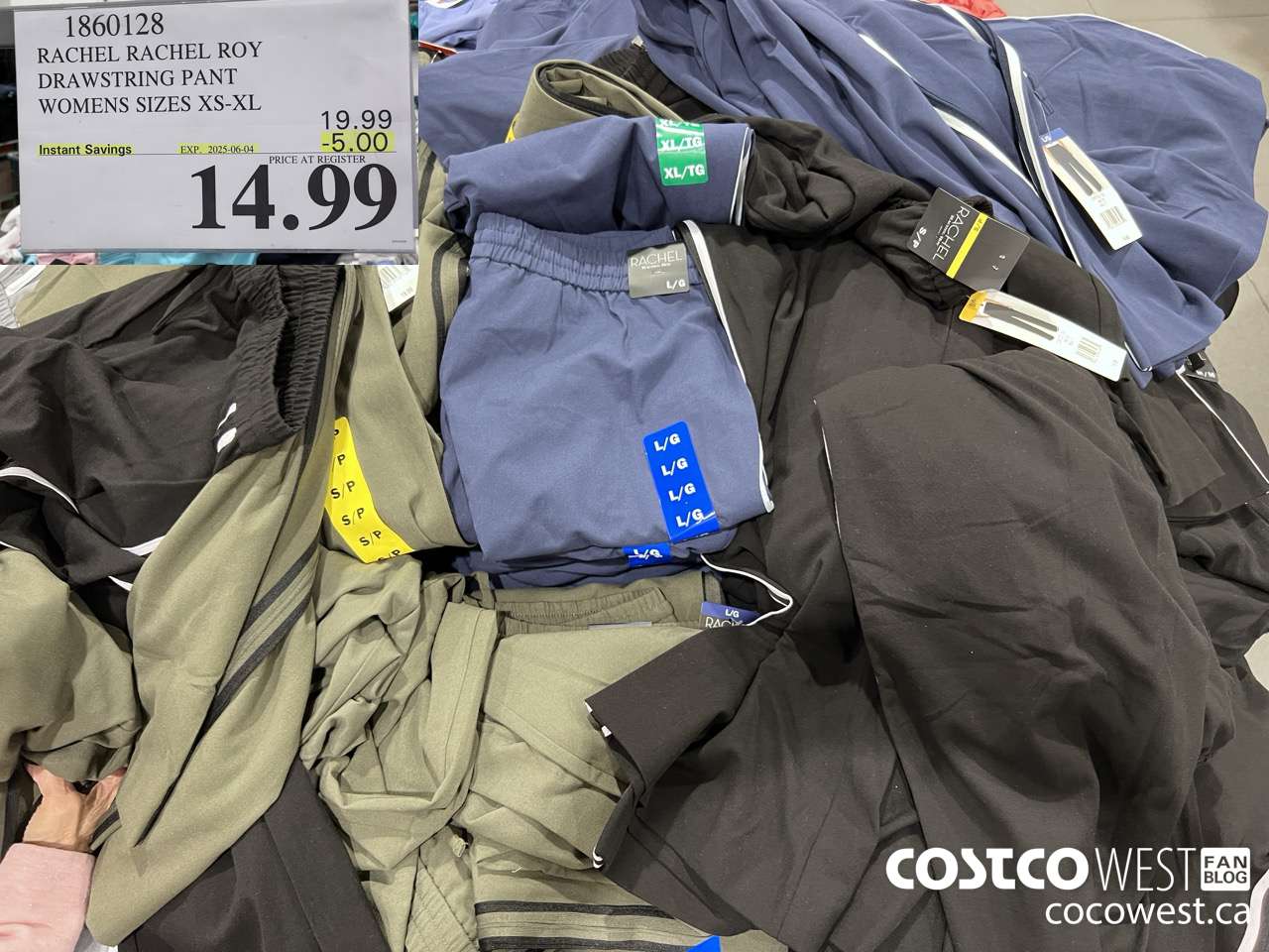 1860128 RACHEL RACHEL ROY DRAWSTRING PANT WOMENS SIZES XS-XL ($5.00 INSTANT SAVINGS EXPIRES ON 2025-06-04) $14.99