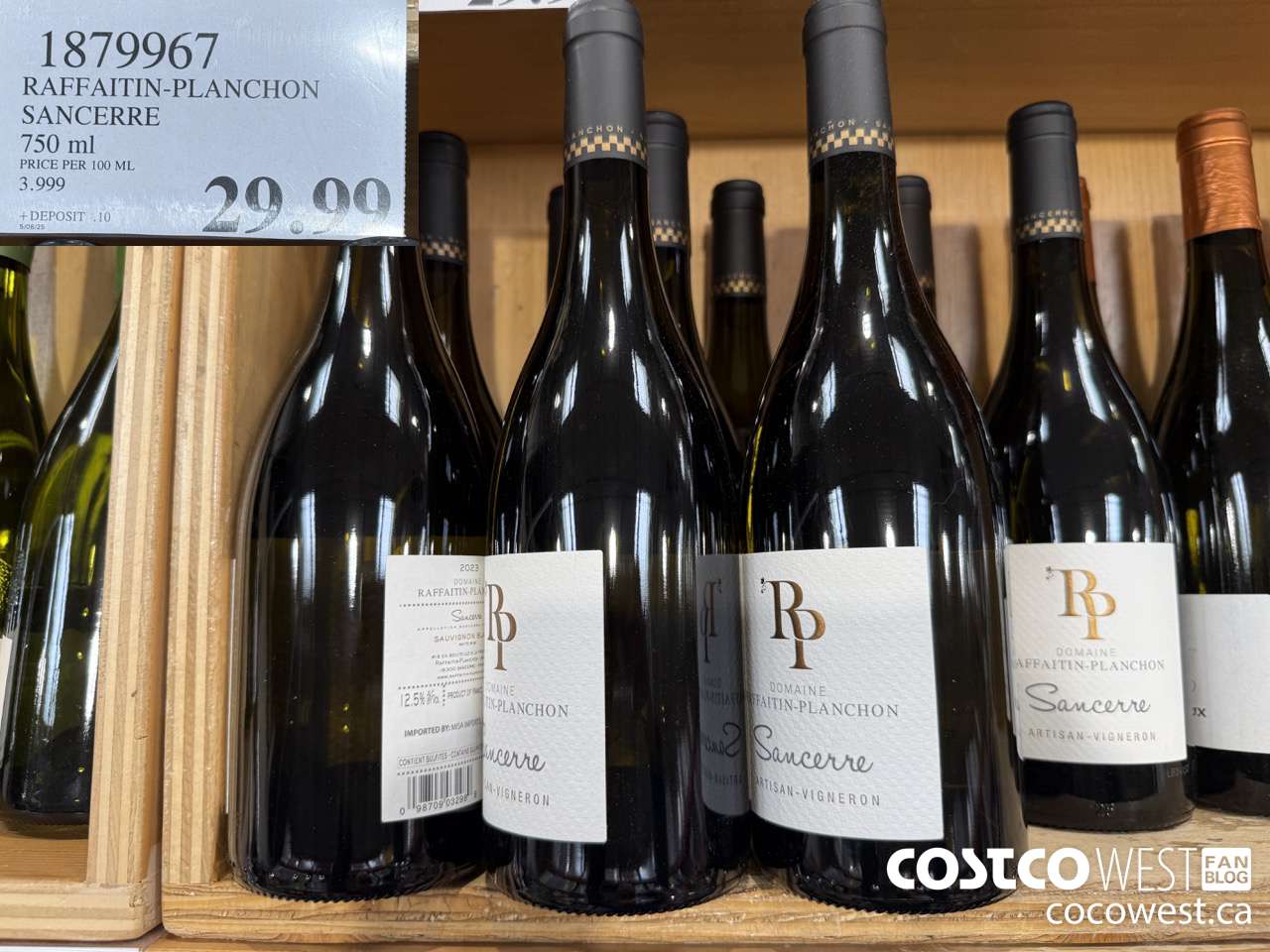 1879967 RAFFAITIN-PLANCHON SANCERRE 750ML $29.99