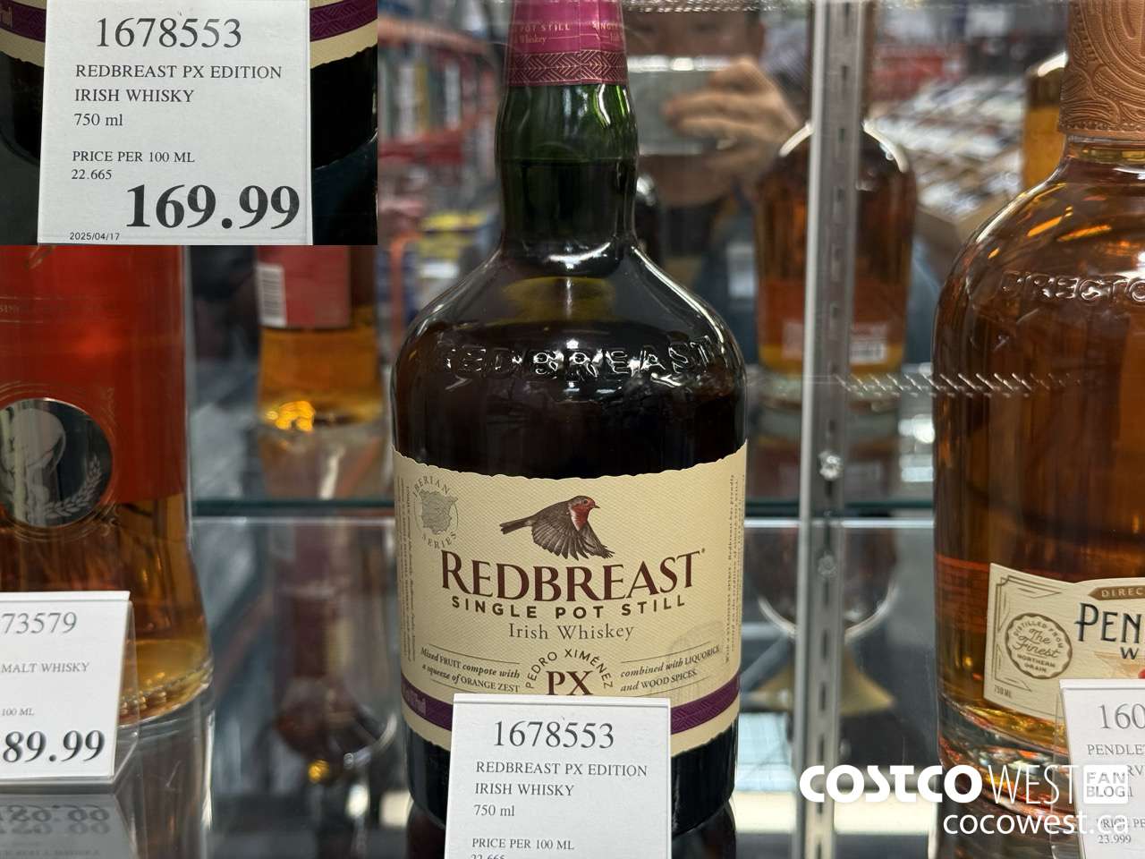 1678553 REDBREAST PX EDITION IRISH WHISKY 750ML $169.99