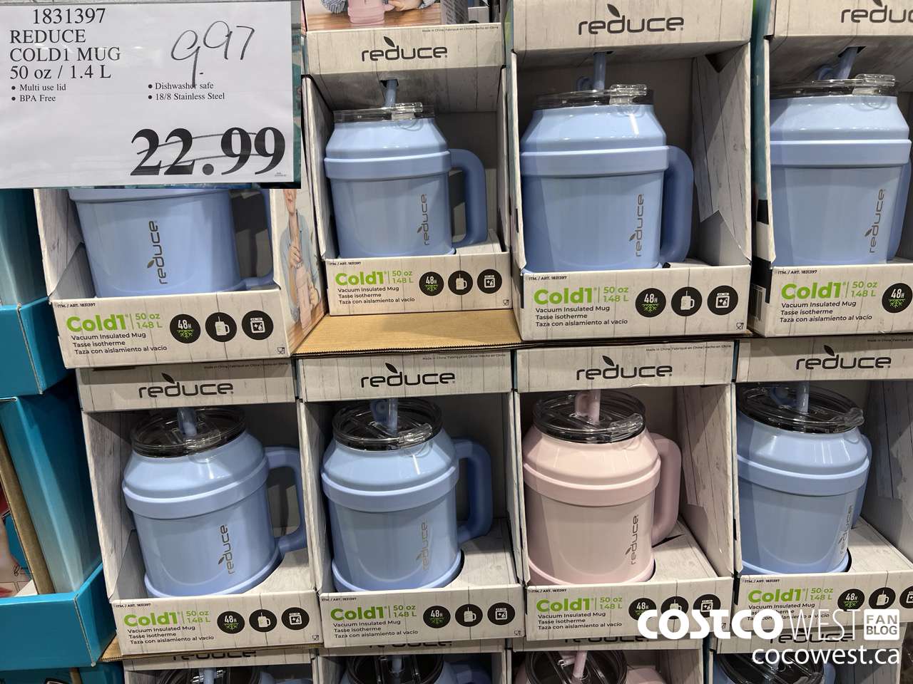 1831397 REDUCE COLD1 MUG 50 OZ/1.4L $9.97