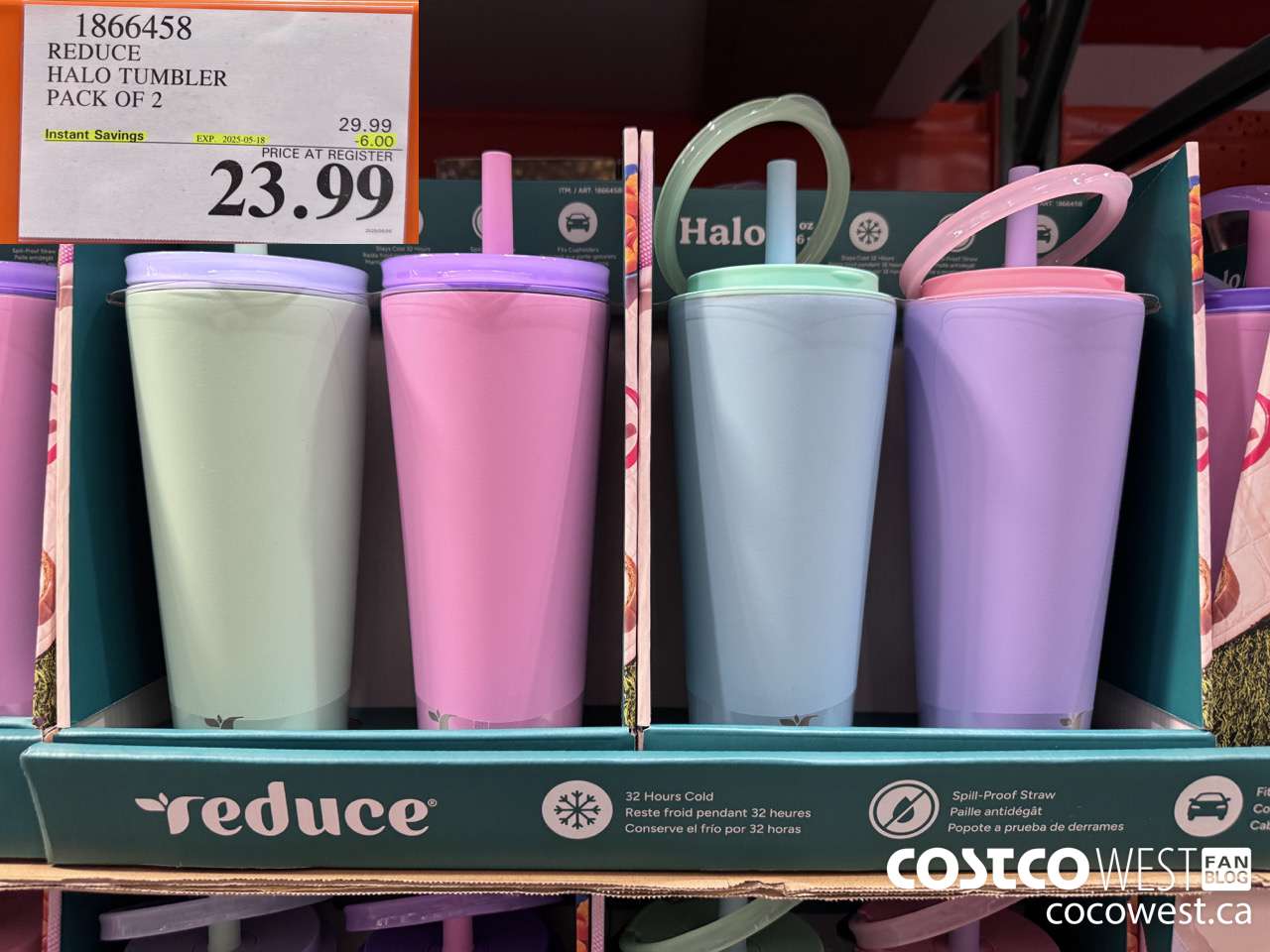 1866458 REDUCE HALO TUMBLER PACK OF 2 ($6.00 INSTANT SAVINGS EXPIRES ON 2025-05-18) $23.99