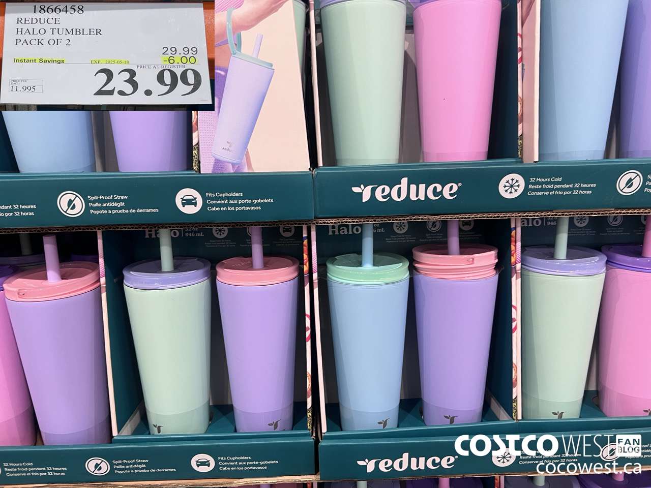 1866458 REDUCE HALO TUMBLER PACK OF 2 ($6.00 INSTANT SAVINGS EXPIRES ON 2025-05-18) $23.99