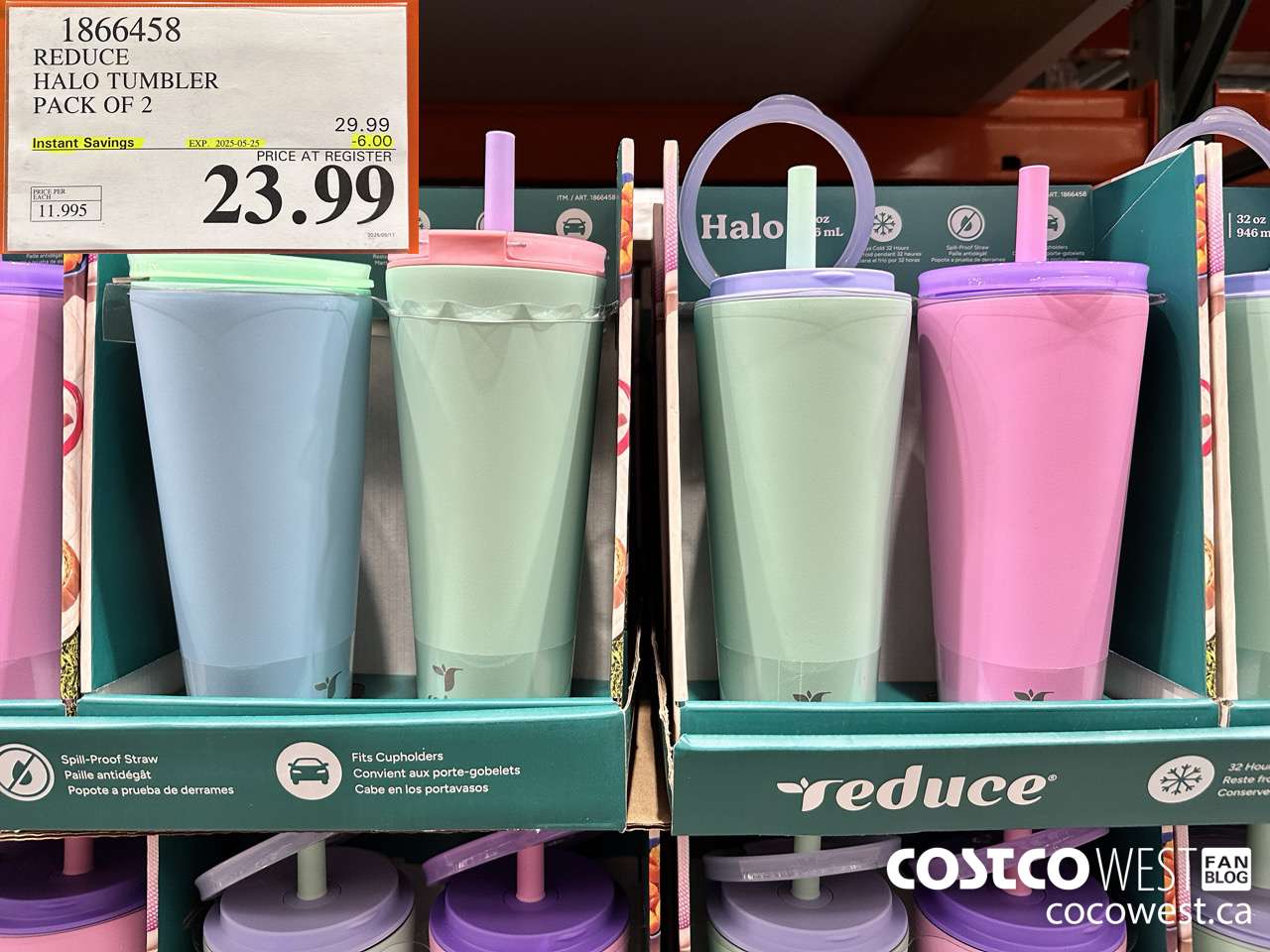 1866458 REDUCE HALO TUMBLER PACK OF 2 ($6.00 INSTANT SAVINGS EXPIRES ON 2025-05-25) $23.99