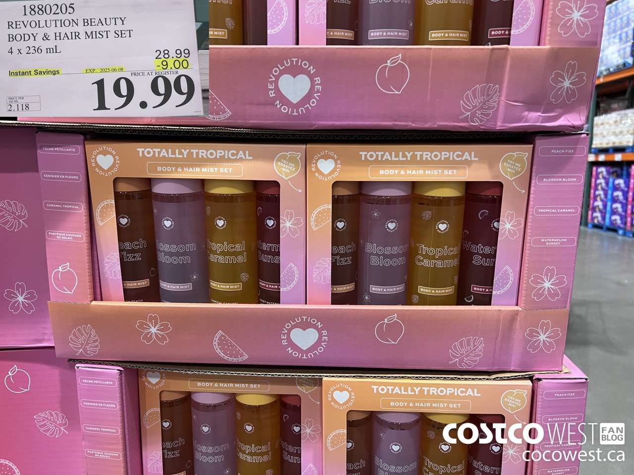 1880205 REVOLUTION BEAUTY BODY & HAIR MIST SET 4 X 236ML ($9.00 INSTANT SAVINGS EXPIRES ON 2025-06-08) $19.99