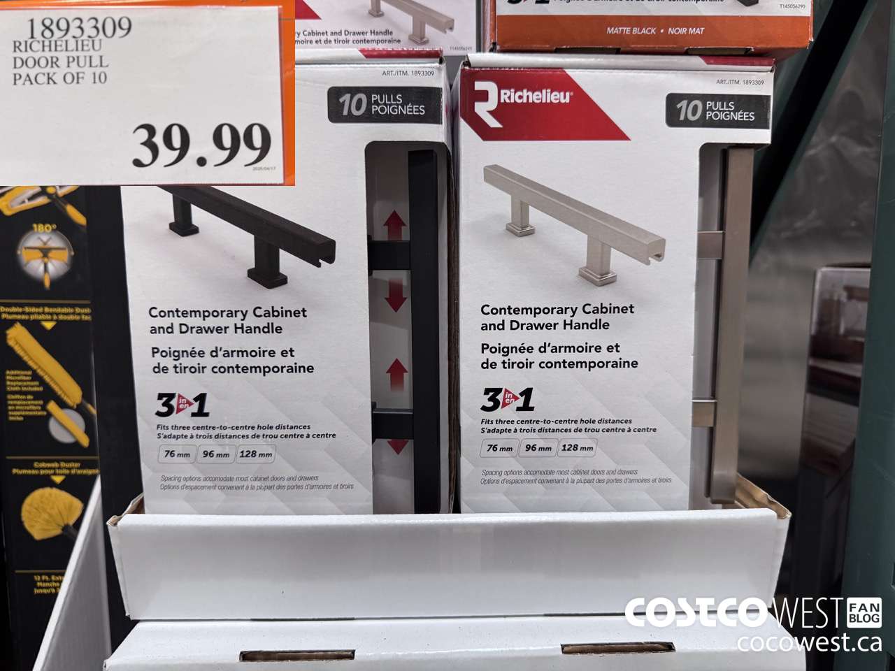 1893309 RICHELIEU DOOR PULL PACK OF 10 $39.99