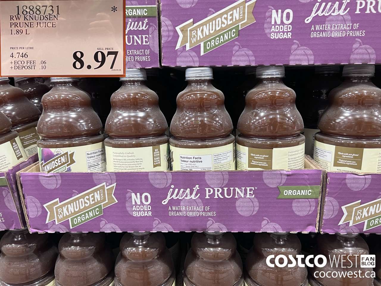 1888731 RW KNUDSEN PRUNE JUICE 1.89L $8.97