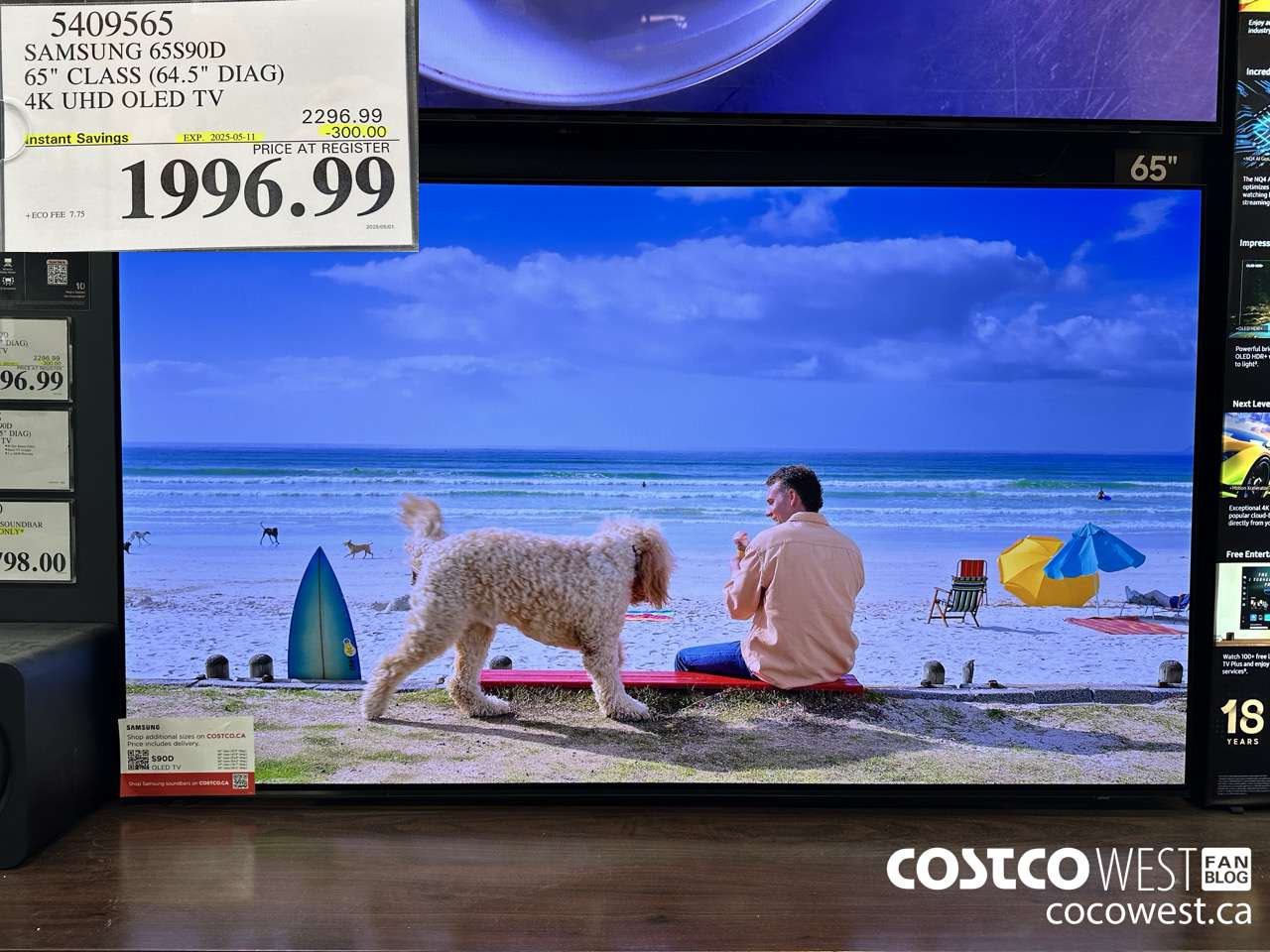 5409565 SAMSUNG 65S90D 65