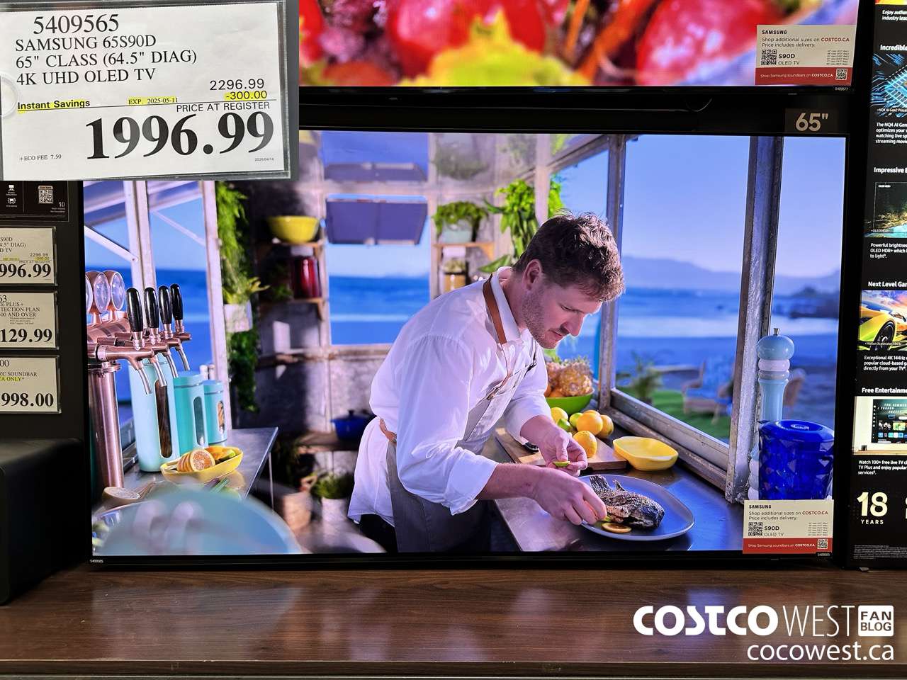 5409565 SAMSUNG 65S90D 65