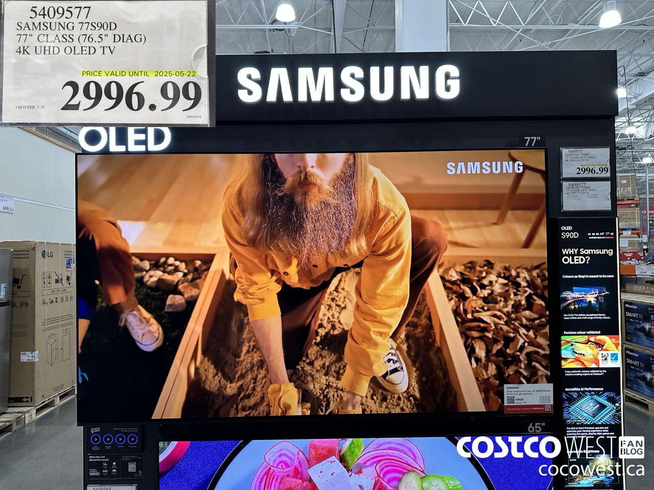 5409577 SAMSUNG 77S90D 77