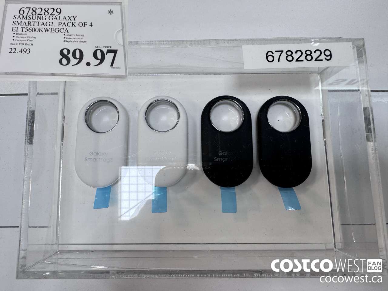 6782829 SAMSUNG GALAXY SMARTTAG2, PACK OF 4 EI-T5600KWEGCA $89.97