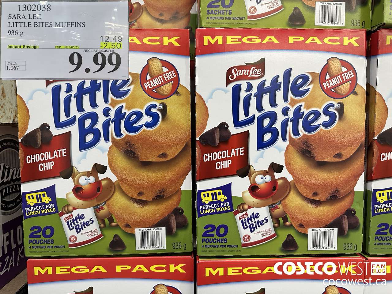 1302038 SARA LEE LITTLE BITES 936 G ($2.50 INSTANT SAVINGS EXPIRES ON 2025-05-25) $9.99