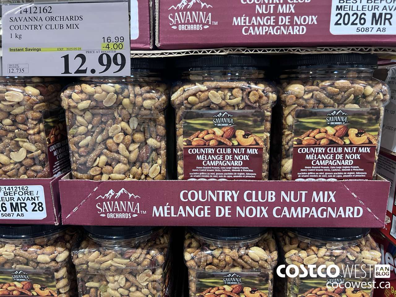 1412162 SAVANNA ORCHARDS COUNTRY CLUB MIX 1.0KG ($4.00 INSTANT SAVINGS EXPIRES ON 2025-05-25) $12.99