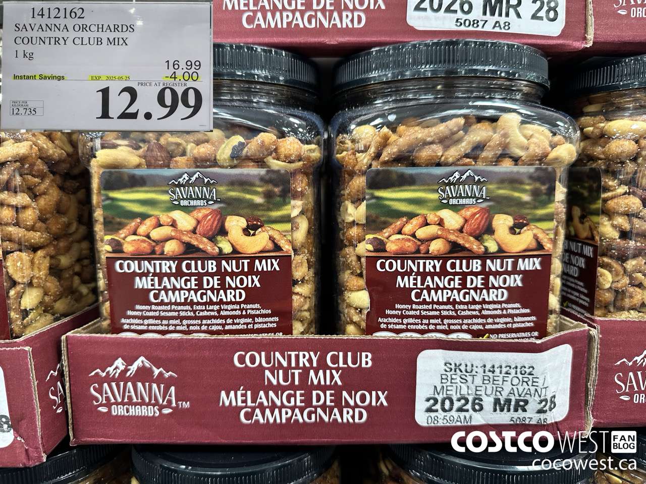 1412162 SAVANNA ORCHARDS COUNTRY CLUB MIX 1.0KG ($4.00 INSTANT SAVINGS EXPIRES ON 2025-05-25) $12.99