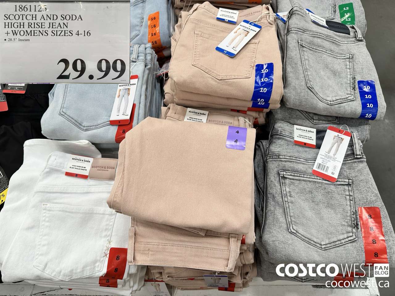 1861125 SCOTCH AND SODA HIGH RISE JEAN WOMENS SIZES 4-16 $29.99