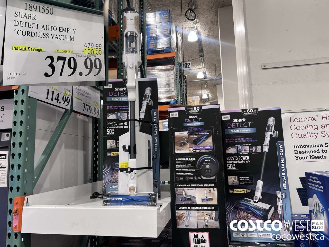 1891550 SHARK DETECT PRO AUTO EMPTY STICK VACUUM ($100.00 INSTANT SAVINGS EXPIRES ON 2025-06-08) $379.99