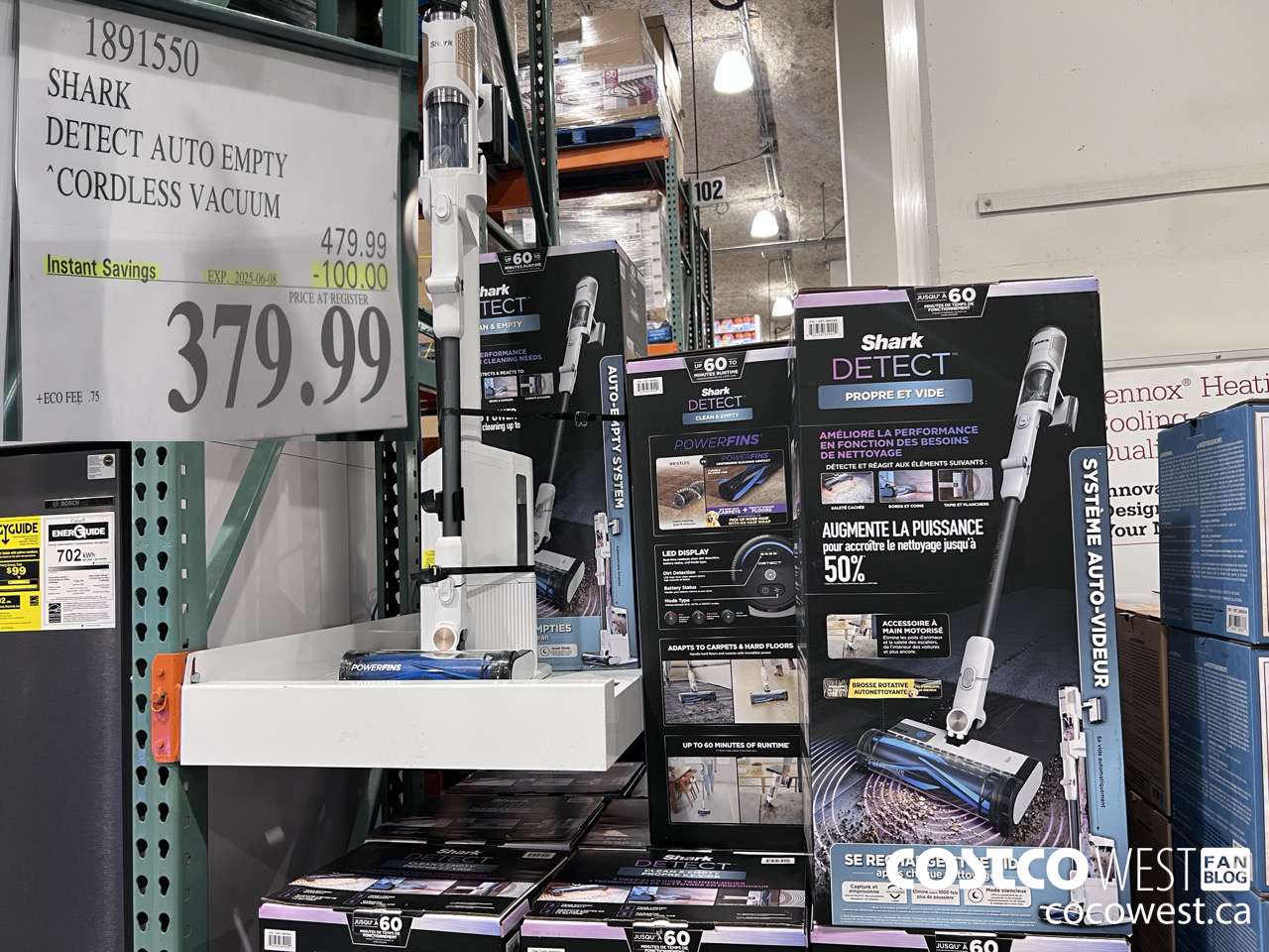 1891550 SHARK DETECT PRO AUTO EMPTY STICK VACUUM ($100.00 INSTANT SAVINGS EXPIRES ON 2025-06-08) $379.99