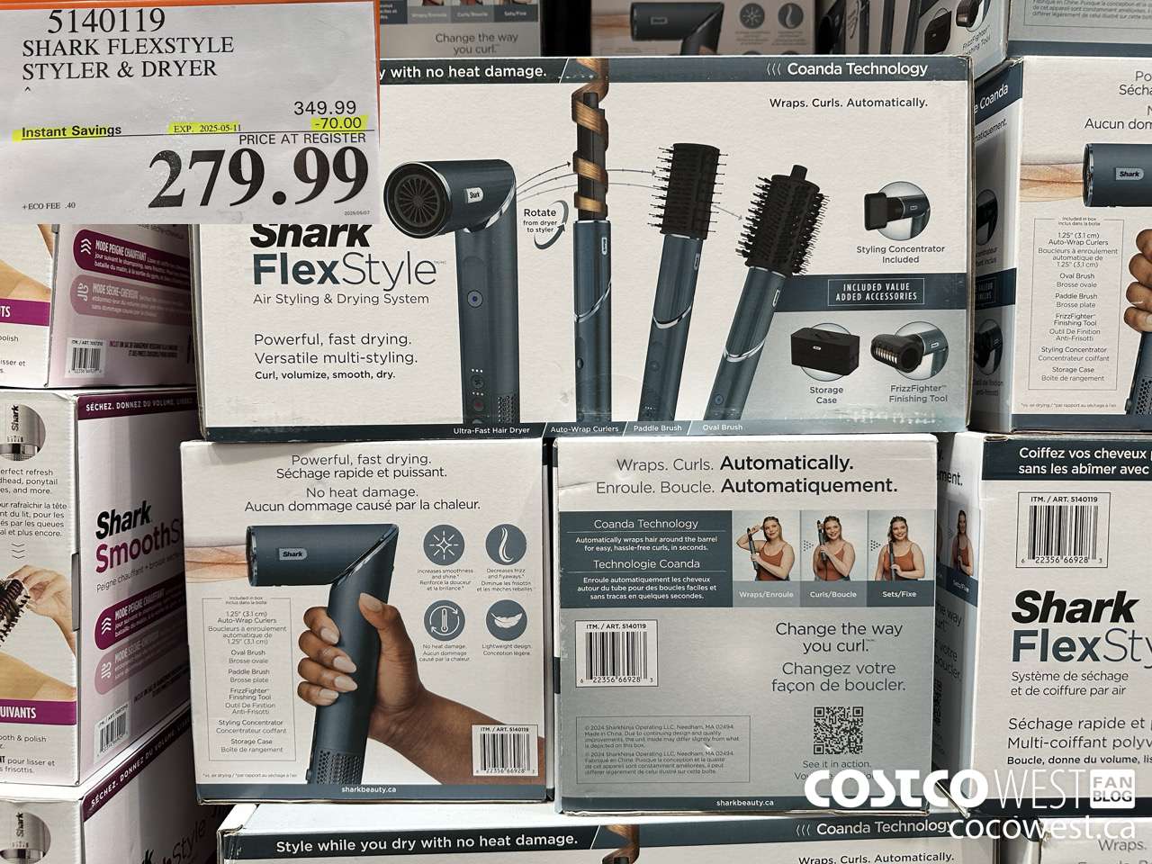5140119 SHARK FLEXSTYLE STYLER & DRYER ($70.00 INSTANT SAVINGS EXPIRES ON 2025-05-11) $279.99