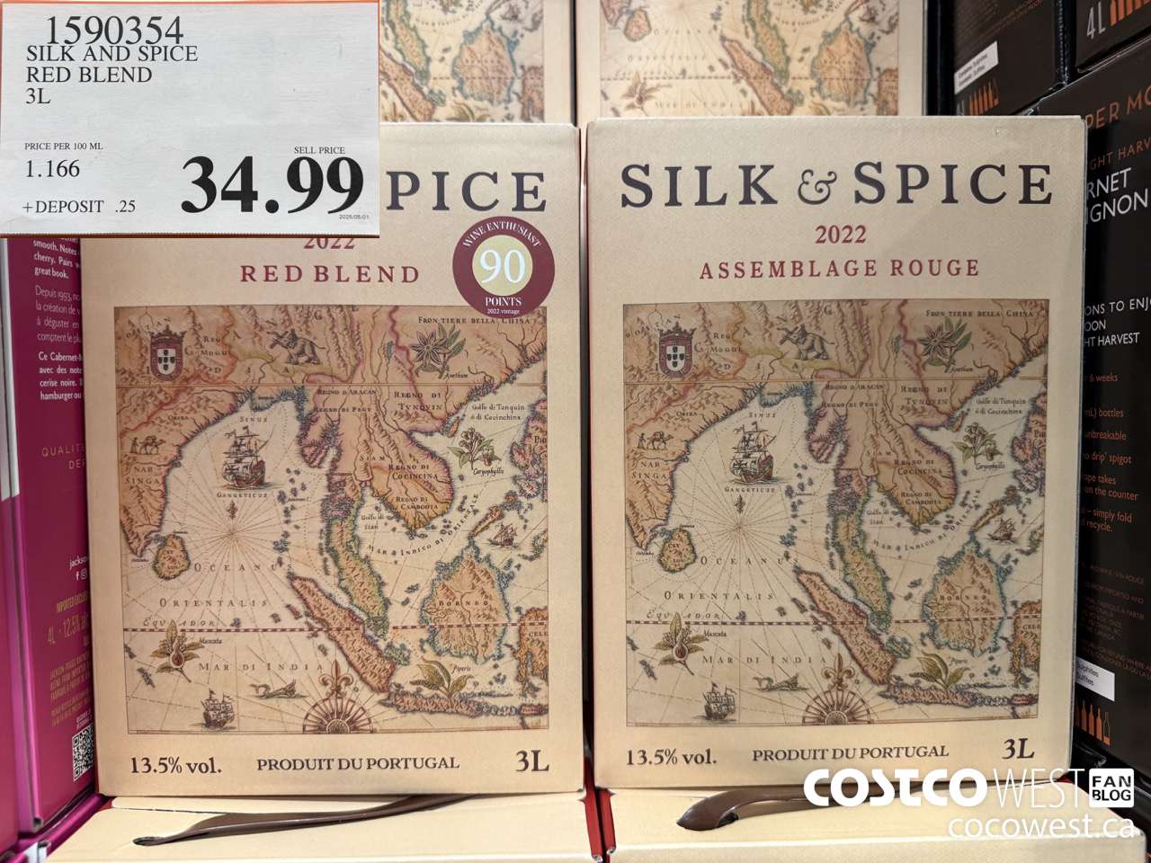 1590354 SILK AND SPICE RED BLEND 3L $34.99