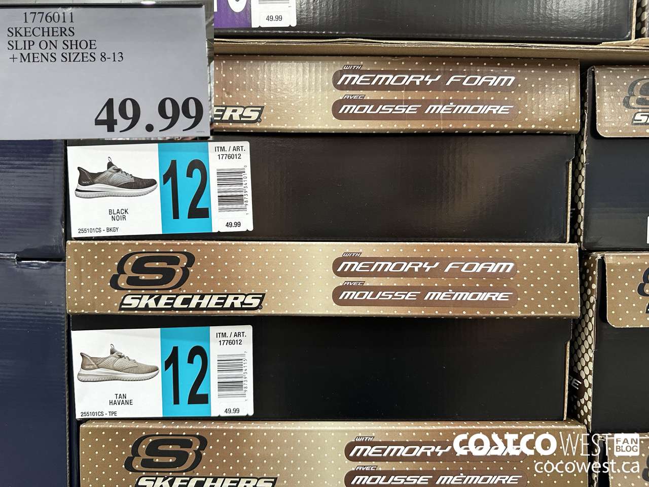 1776011 SKECHERS SLIP ON SHOE MENS SIZES 8-13 $49.99