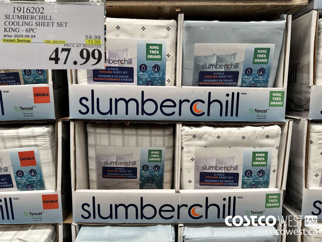 1916202 SLUMBERCHILL COOLING SHEET SET KING 6PC ($12.00 INSTANT SAVINGS EXPIRES ON 2025-05-04) $47.99