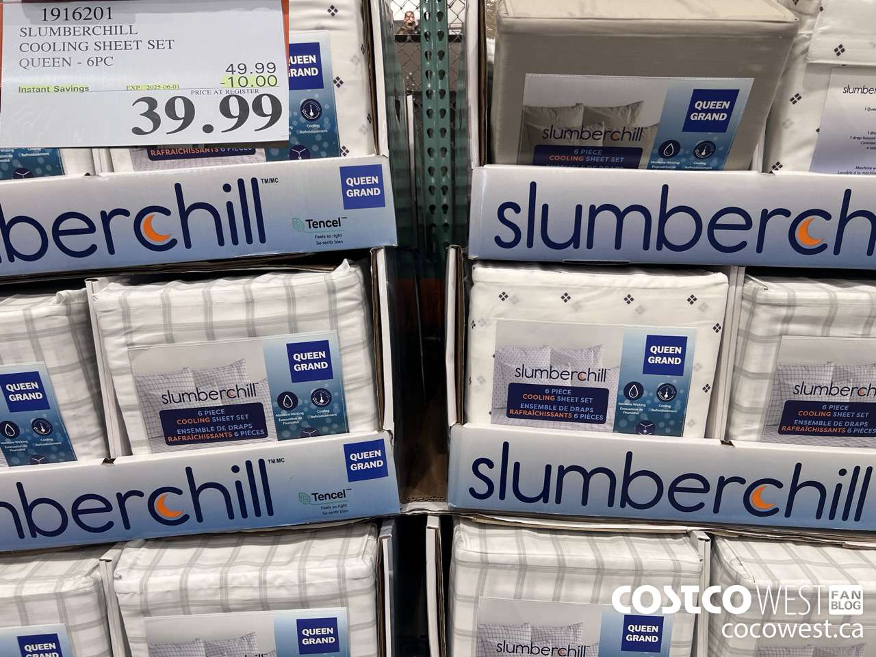 1916201 SLUMBERCHILL COOLING SHEET SET QUEEN 6PC ($10.00 INSTANT SAVINGS EXPIRES ON 2025-06-01) $39.99