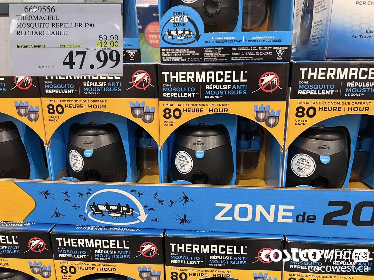 6699556 THERMACELL MOSQUITO REPELLER E90 RECHARGEABLE ($12.00 INSTANT SAVINGS EXPIRES ON 2025-06-08) $47.99
