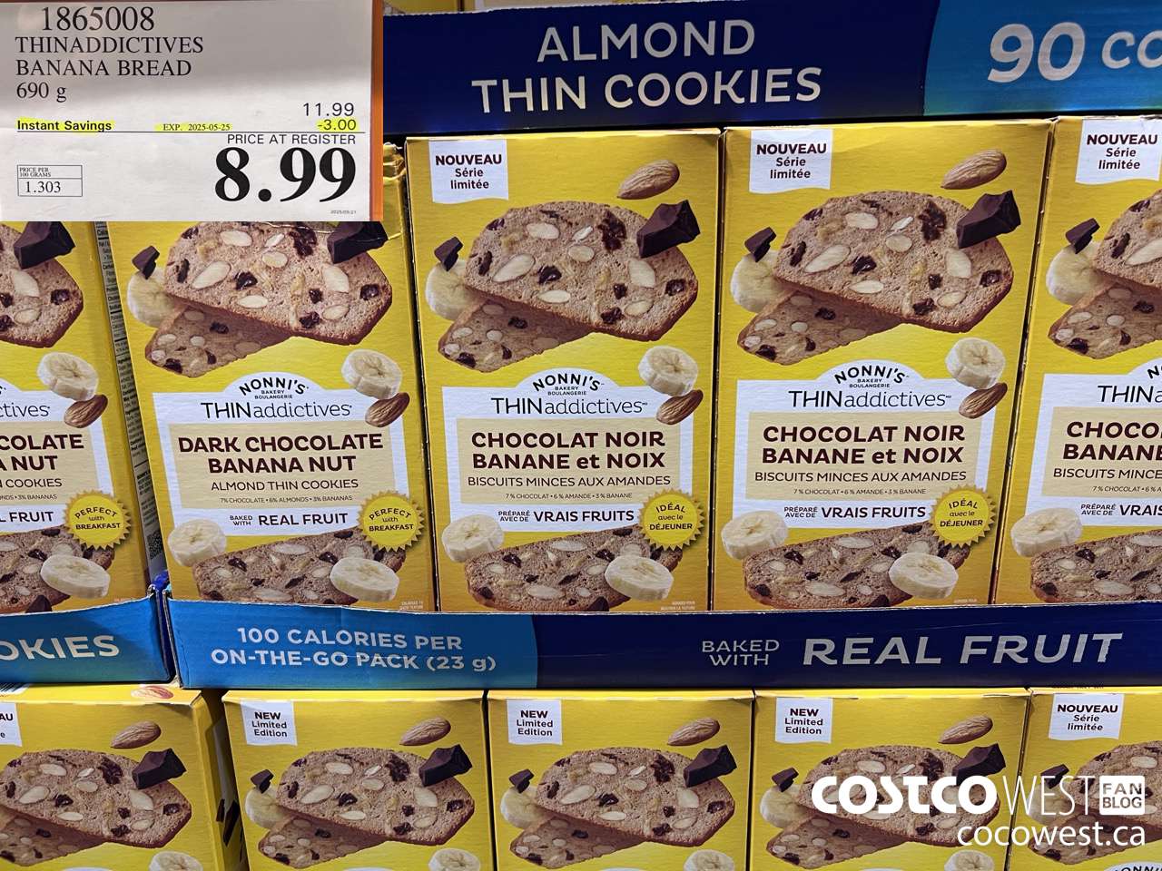 1865008 THINADDICTIVES BANANA BREAD 690G ($3.00 INSTANT SAVINGS EXPIRES ON 2025-05-25) $8.99