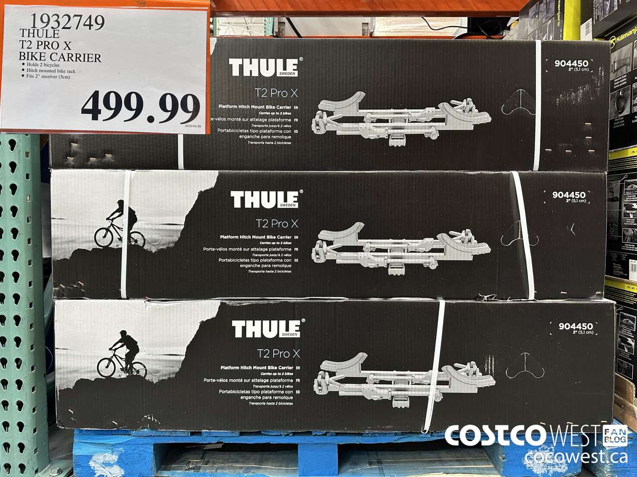 1932749 THULE T2 PROX BIKE CARRIER $499.99