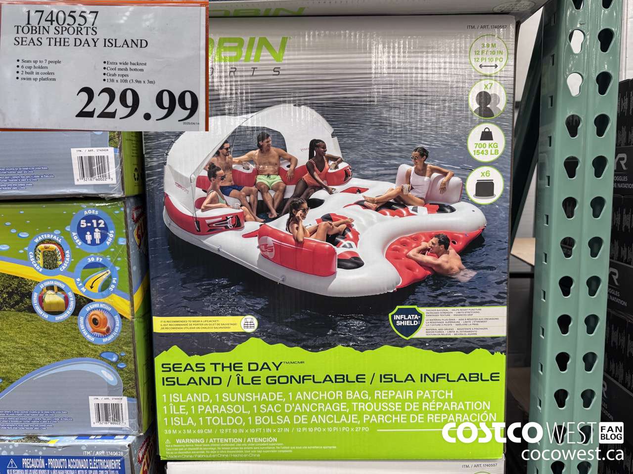 1740557 TOBIN SPORTS SEAS THE DAY ISLAND $229.99