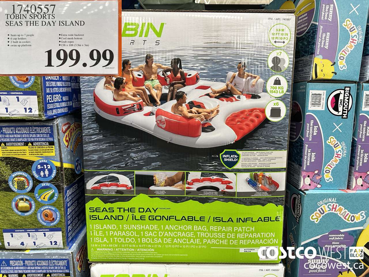 1740557 TOBIN SPORTS SEAS THE DAY ISLAND $199.99