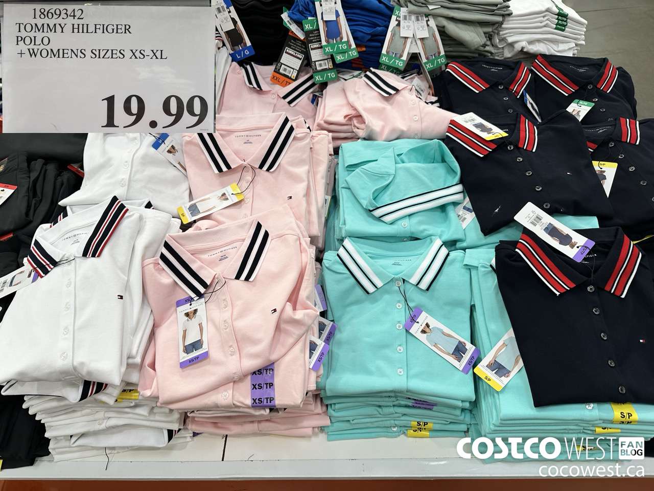 1869342 TOMMY HILFIGER POLO WOMENS SIZES XS-XL $19.99