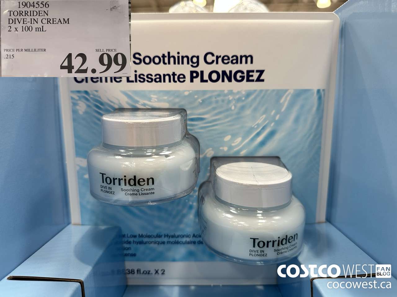 1904556 TORRIDEN DIVE-IN CREAM 2 X 100ML $42.99