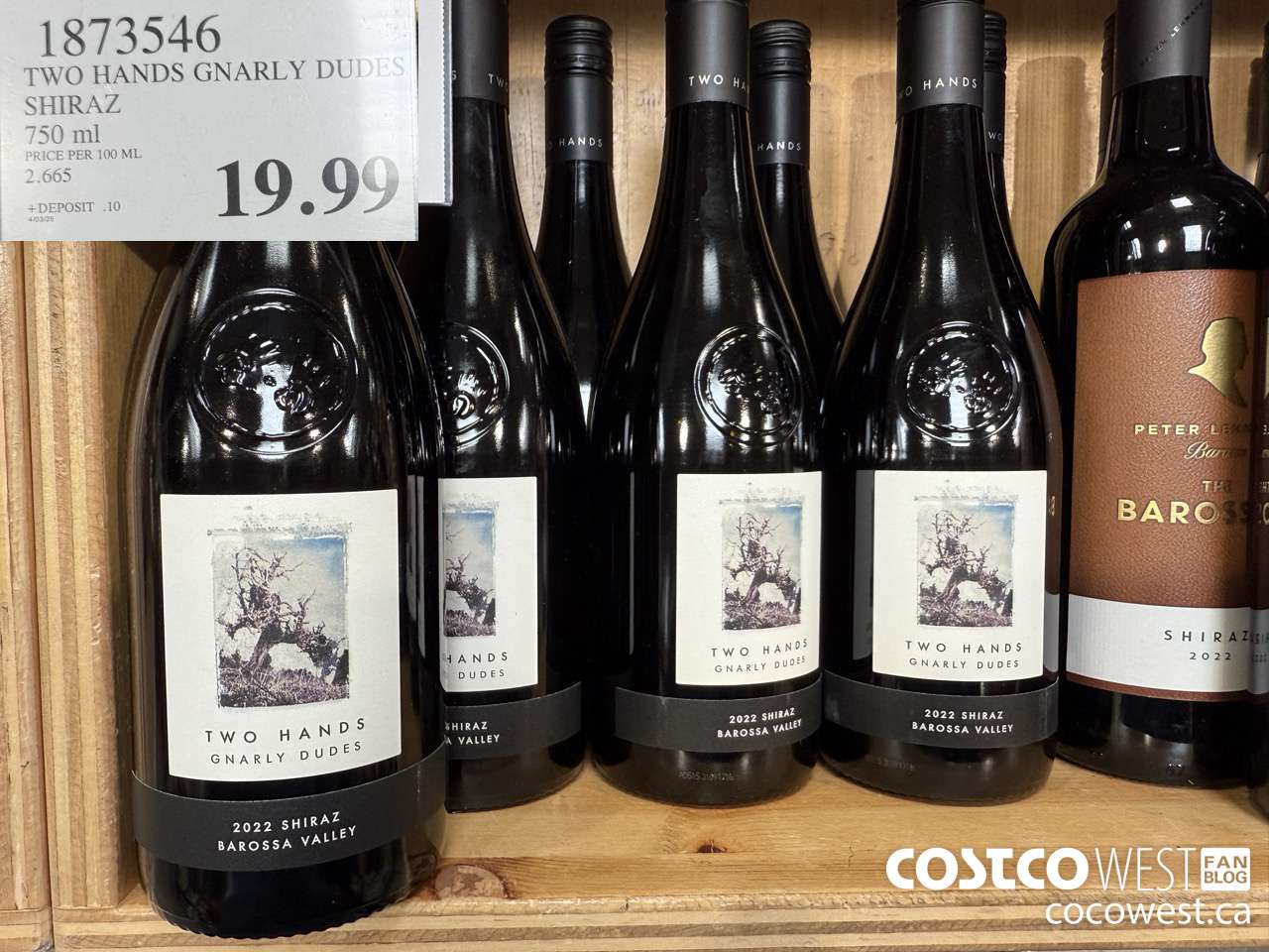 1873546 TWO HANDS GNARLY DUDES SHIRAZ 750ML $19.99