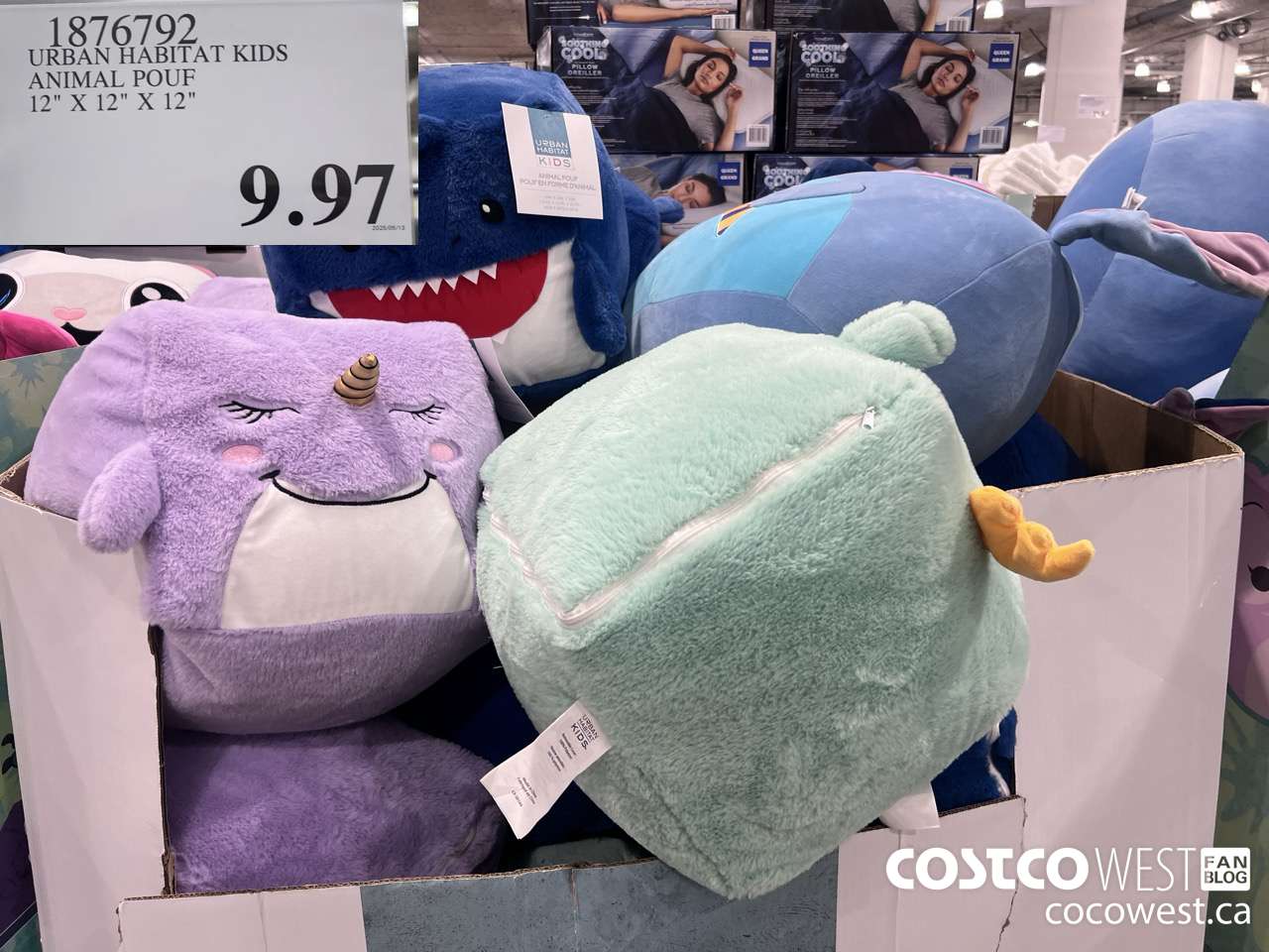 1876792 URBAN HABITAT KIDS ANIMAL POUF 12