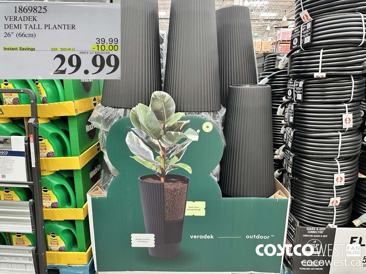 1869825 VERADEK DEMI TALL PLANTER 26