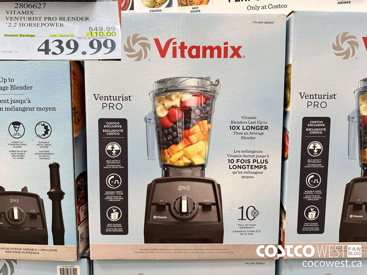 2806627 VITAMIX VENTURIST PRO BLENDER ($110.00 INSTANT SAVINGS EXPIRES ON 2025-05-11) $439.99