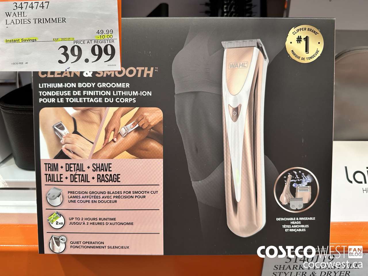 3474747 WAHL LADIES TRIMMER ($10.00 INSTANT SAVINGS EXPIRES ON 2025-05-11) $39.99