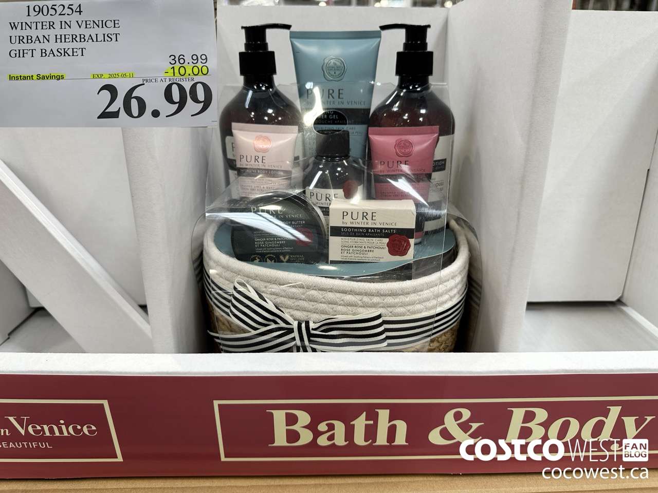 1905254 WINTER IN VENICE URBAN HERBALIST GIFT BASKET ($10.00 INSTANT SAVINGS EXPIRES ON 2025-05-11) $26.99