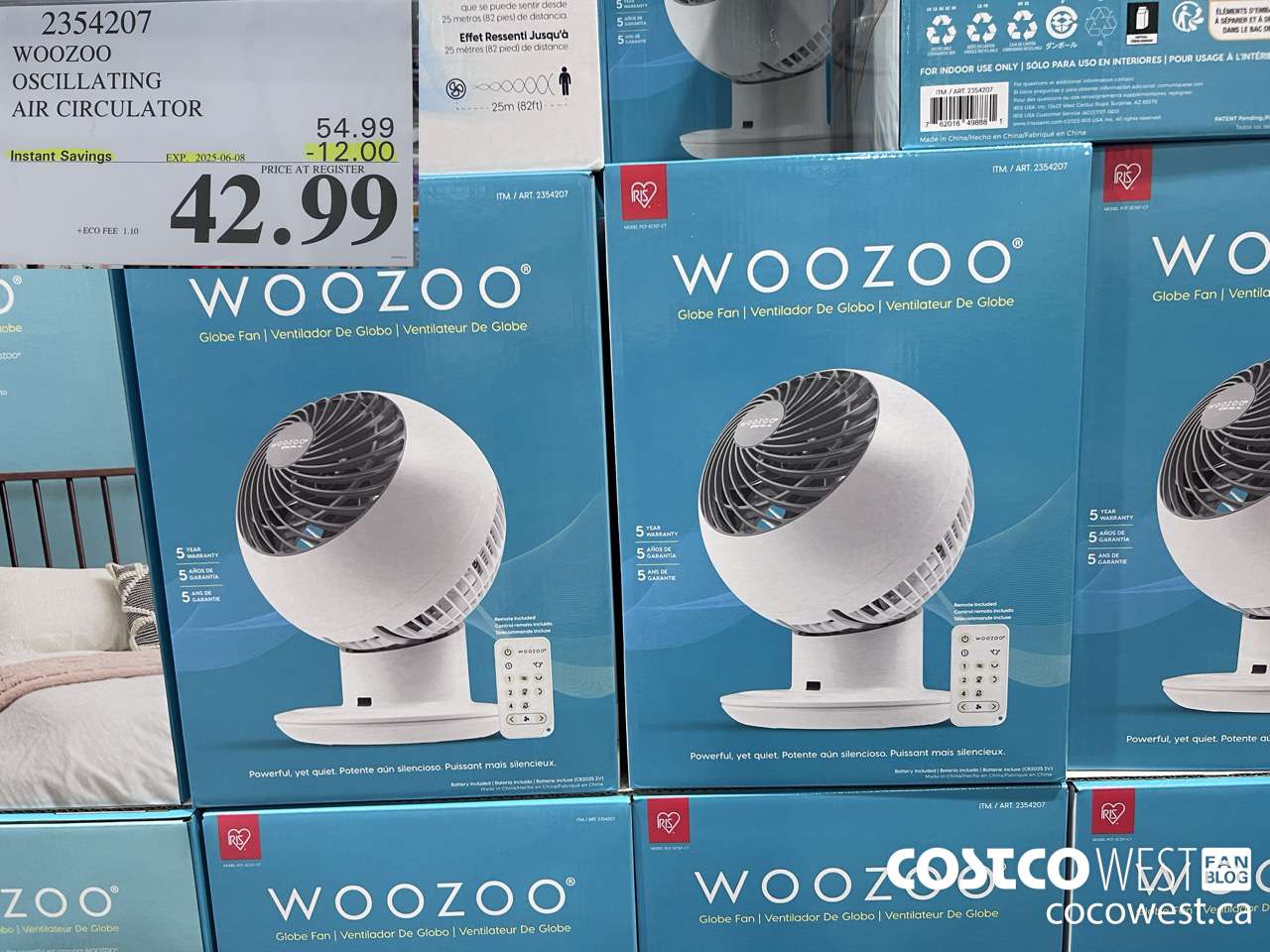 2354207 WOOZOO OSCILLATING AIR CIRCULATOR ($12.00 INSTANT SAVINGS EXPIRES ON 2025-06-08) $42.99