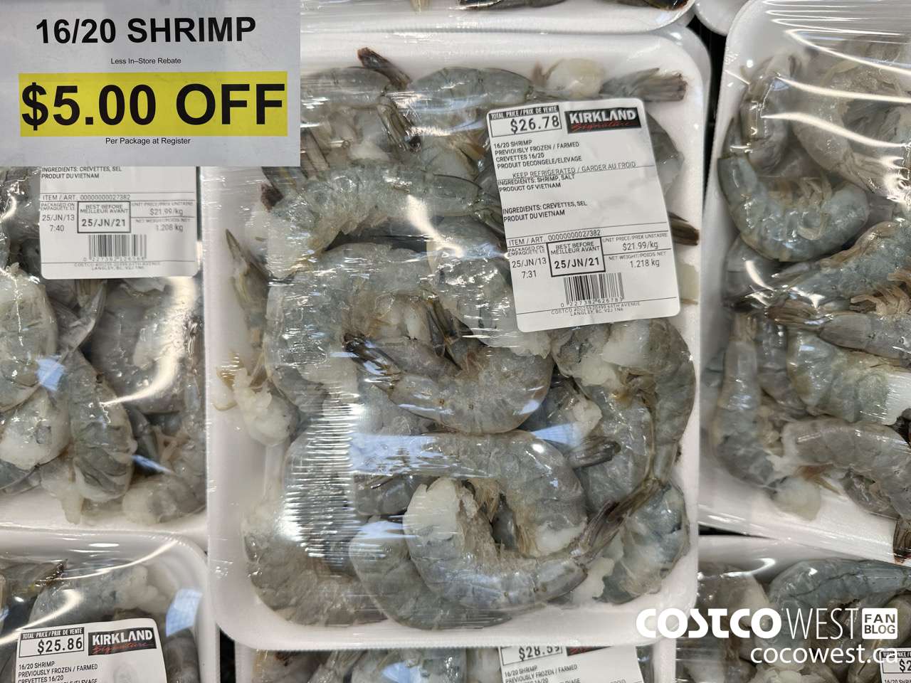 47886 16/20 SHRIMP ($5.00 INSTANT SAVINGS)