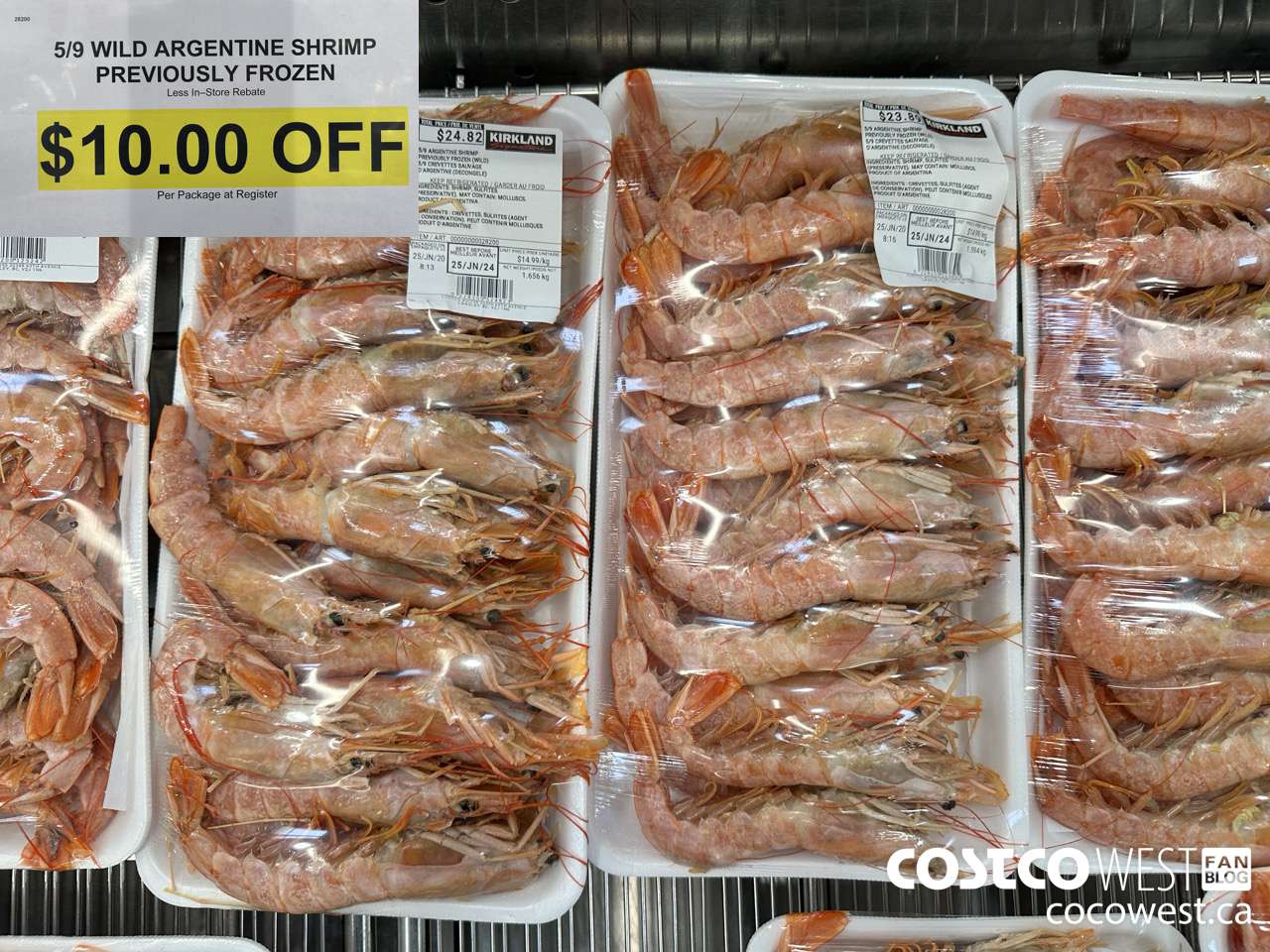 28200 5/9 WILD ARGENTINE SHRIMP PREVIOUSLY FROZEN ($10.00 INSTANT SAVINGS)