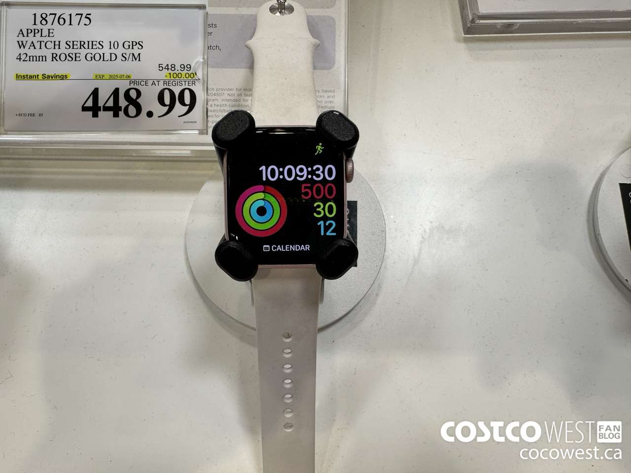 1876175 APPLE WATCH SERIES 10 GPS 42MM ROSE GOLD S/M ($100.00 INSTANT SAVINGS EXPIRES ON 2025-07-06) $448.99