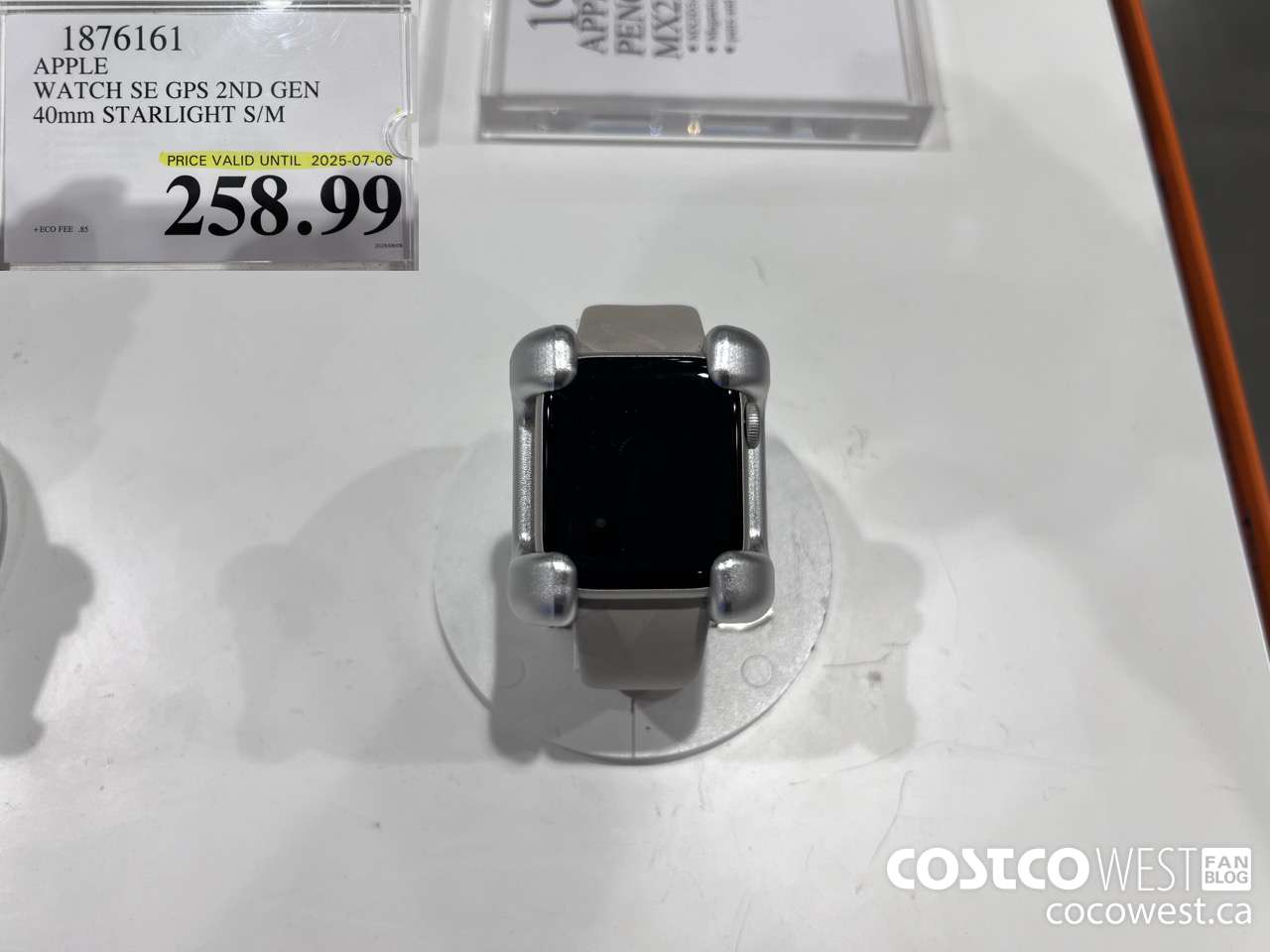 1876161 APPLE WATCH SE GPS 2ND GEN 40MM STARLIGHT S/M (EXPIRES ON 2025-07-06) $258.99
